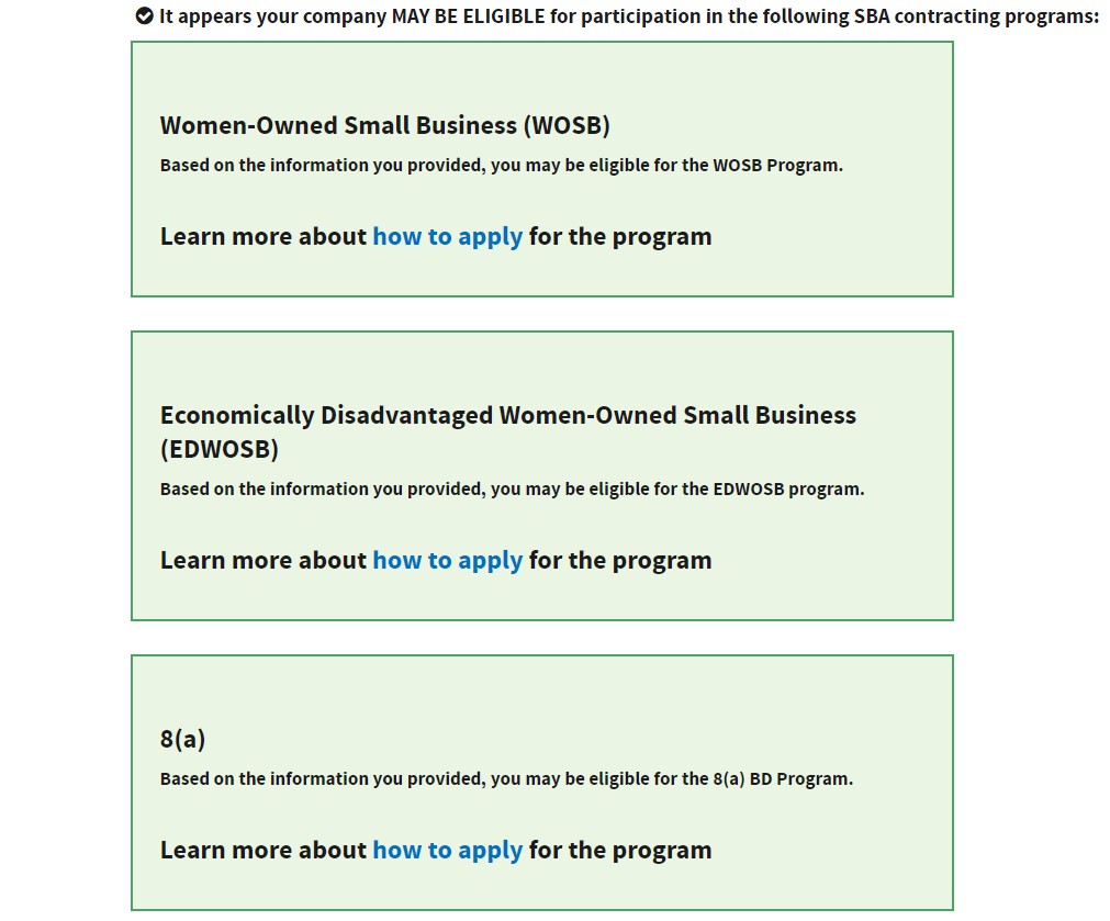 Business Certification Assistance